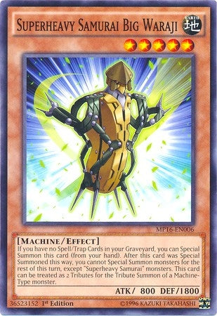 Superheavy Samurai Big Waraji (MP16-EN006) [MP16]