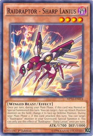 Raidraptor Sharp Lanius (MP16-EN014) [MP16]