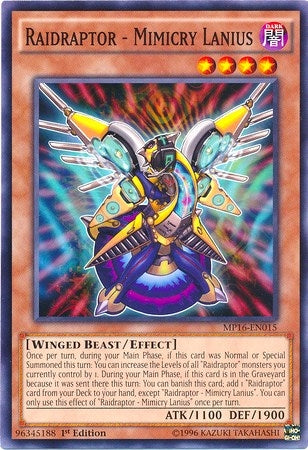 Raidraptor Mimicry Lanius (MP16-EN015) [MP16]