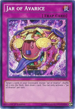 Jar of Avarice (MP16-EN033) [MP16]
