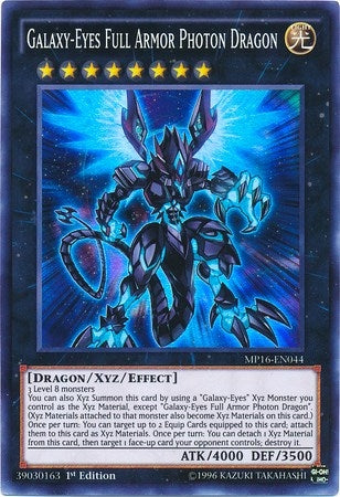 Galaxy Eyes Full Armor Photon Dragon (MP16-EN044) [MP16]
