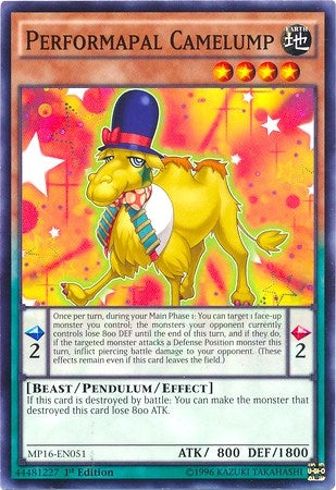 Performapal Camelump (MP16-EN051) [MP16]