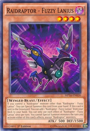 Raidraptor Fuzzy Lanius (MP16-EN058) [MP16]