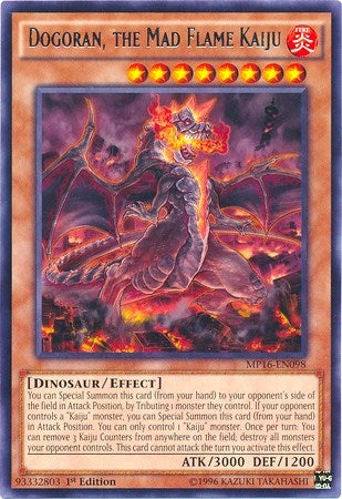 Dogoran the Mad Flame Kaiju (MP16-EN098) [MP16]