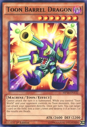 Toon Barrel Dragon (MP16-EN132) [MP16]