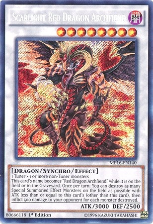 Scarlight Red Dragon Archfiend (MP16-EN140) [MP16]