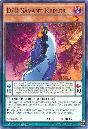 D D Savant Kepler (MP16-EN167) [MP16]