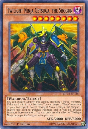 Twilight Ninja Getsuga the Shogun (MP16-EN188) [MP16]