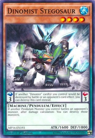 Dinomist Stegosaur (MP16-EN193) [MP16]