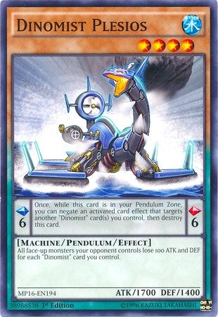 Dinomist Plesios (MP16-EN194) [MP16]