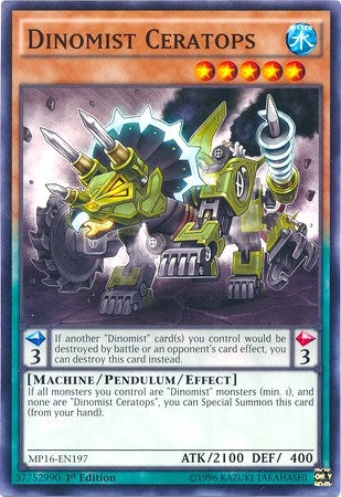 Dinomist Ceratops (MP16-EN197) [MP16]