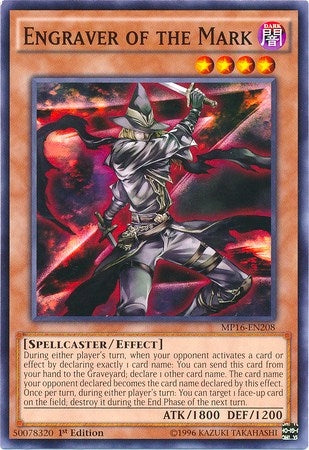 Engraver of the Mark (MP16-EN208) [MP16]