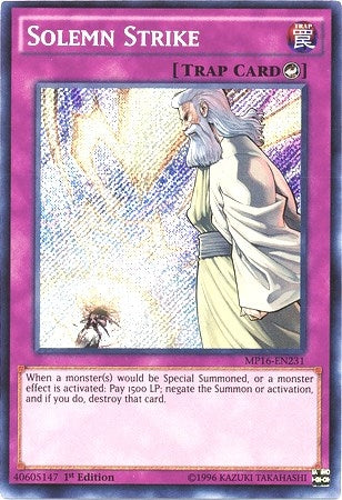 Solemn Strike (MP16-EN231) [MP16]