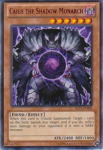 Caius the Shadow Monarch Red (DL15-EN006)