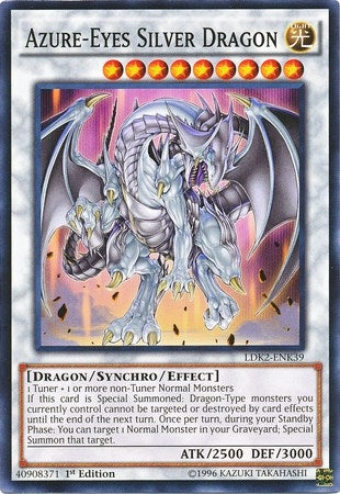 Azure Eyes Silver Dragon (LDK2-ENK39) [LDK2]