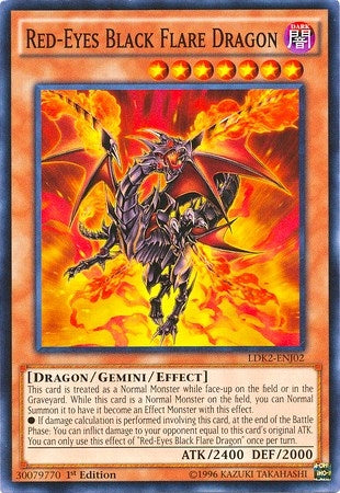 Red Eyes Black Flare Dragon (LDK2-ENJ02) [LDK2]