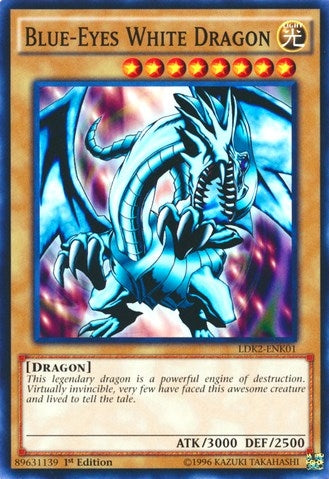 Blue Eyes White Dragon Version 1 (LDK2-ENK01) [LDK2]
