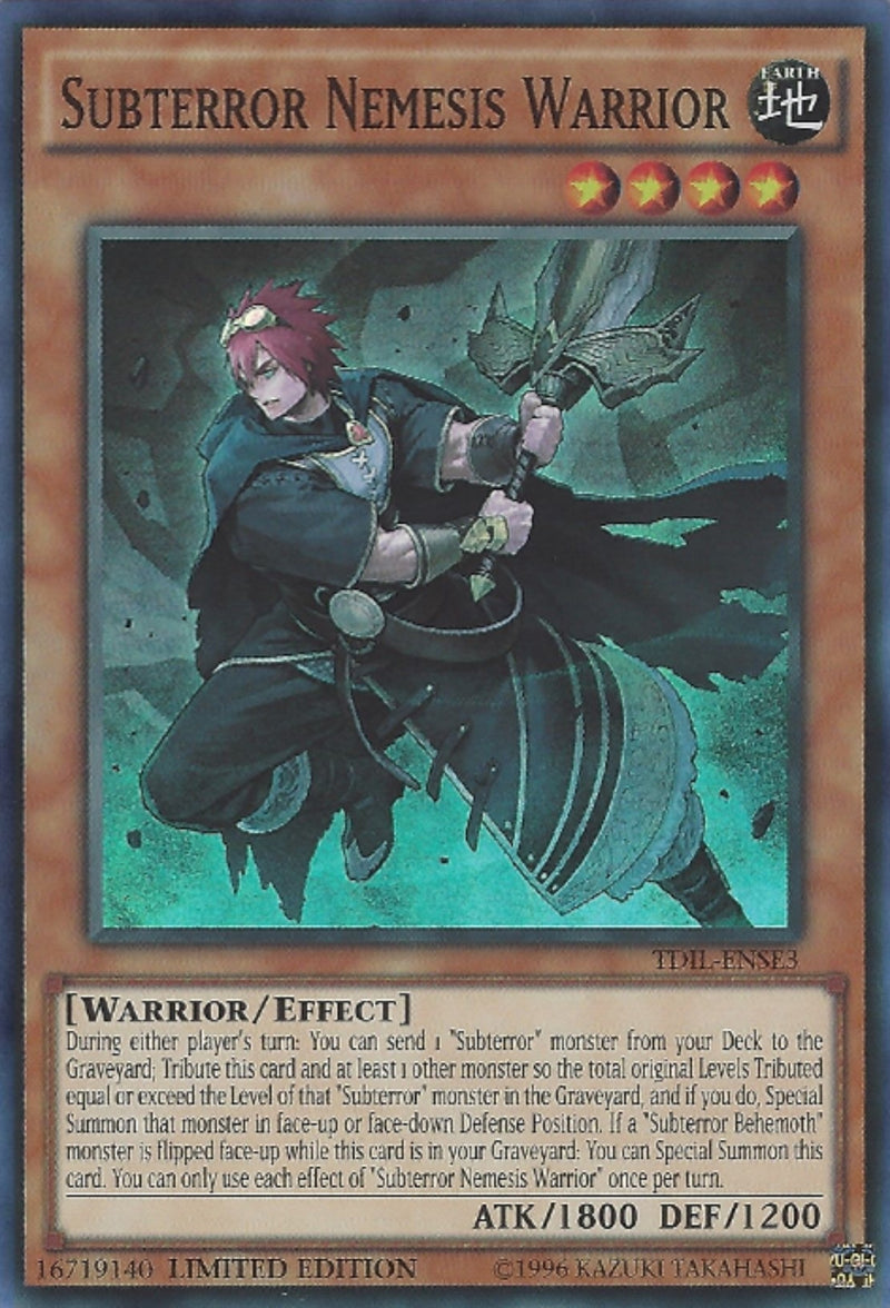 Subterror Nemesis Warrior Super Rare (TDIL-ENSE3) [TDIL]