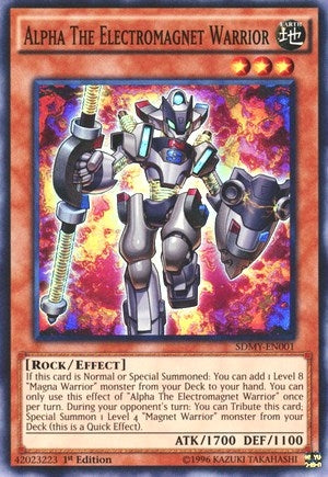 Alpha The Electromagnet Warrior (SDMY-EN001) [SDMY]