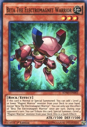 Beta The Electromagnet Warrior (SDMY-EN002) [SDMY]