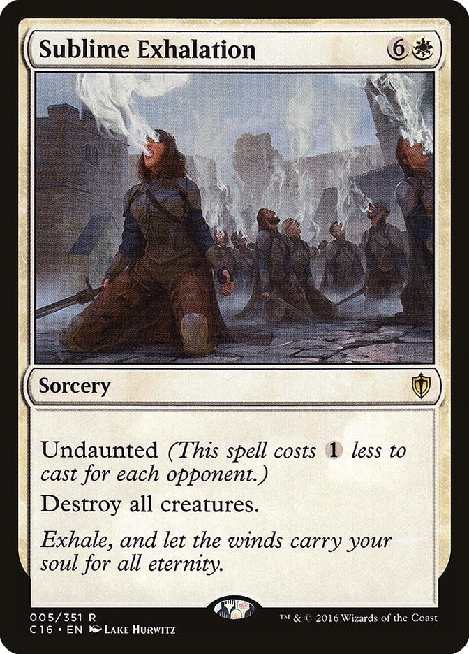 Sublime Exhalation (5) [C16]