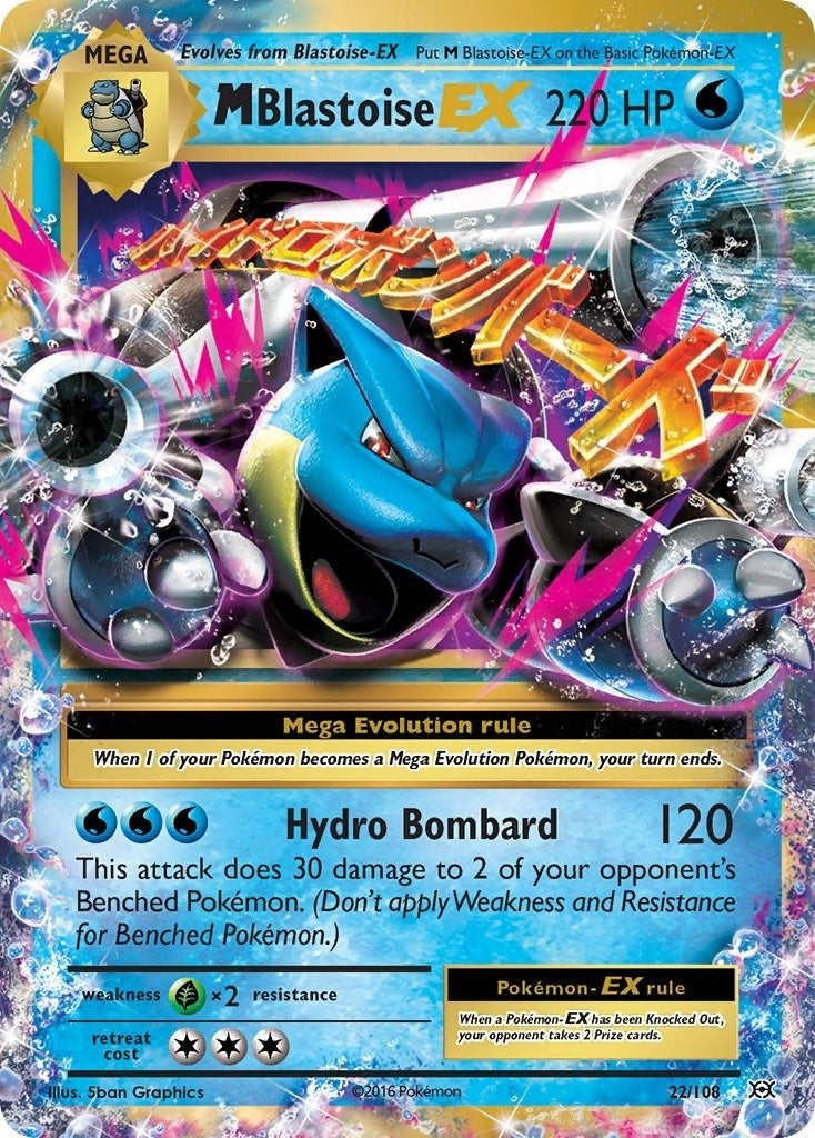 M Blastoise EX (22/108) [EVO]