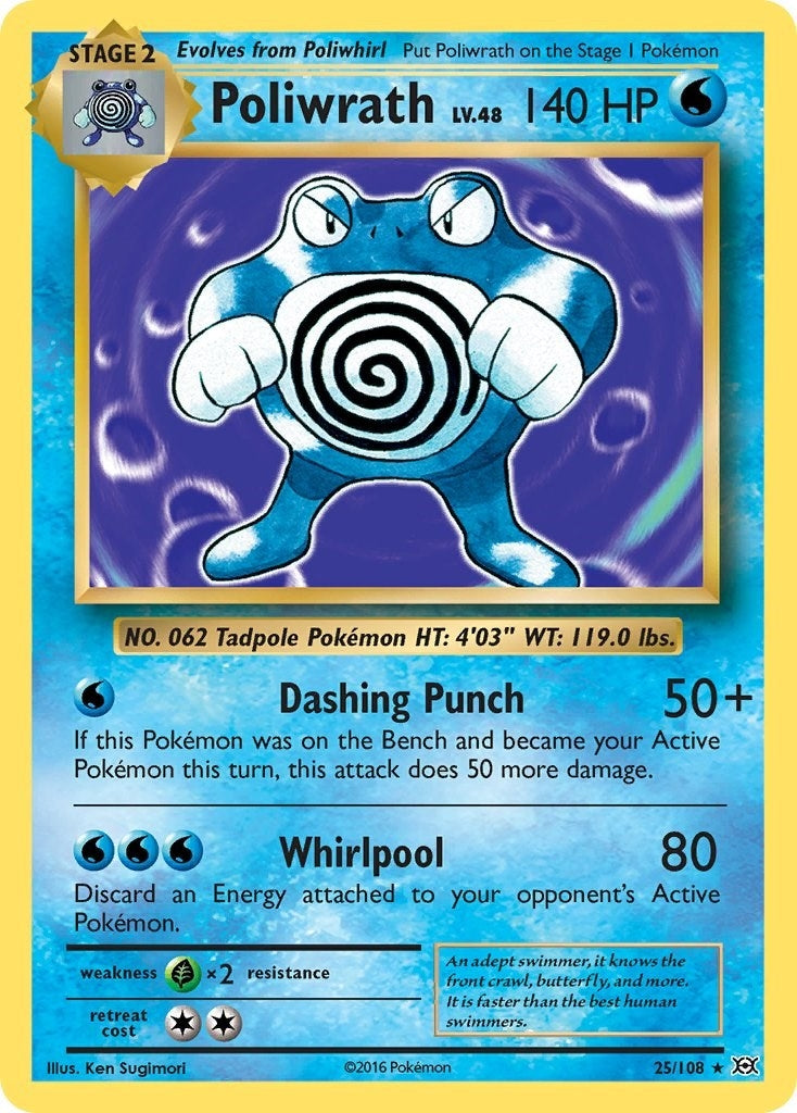 Poliwrath (25/108) (XY - Evolutions)