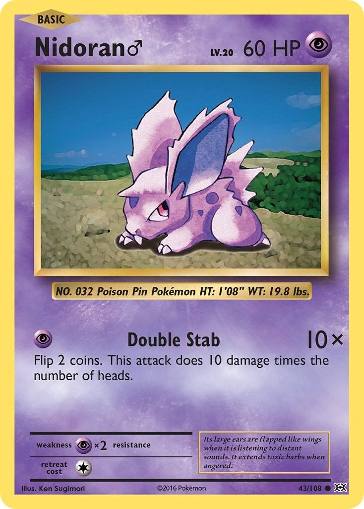 Nidoran M (43/108) [EVO]