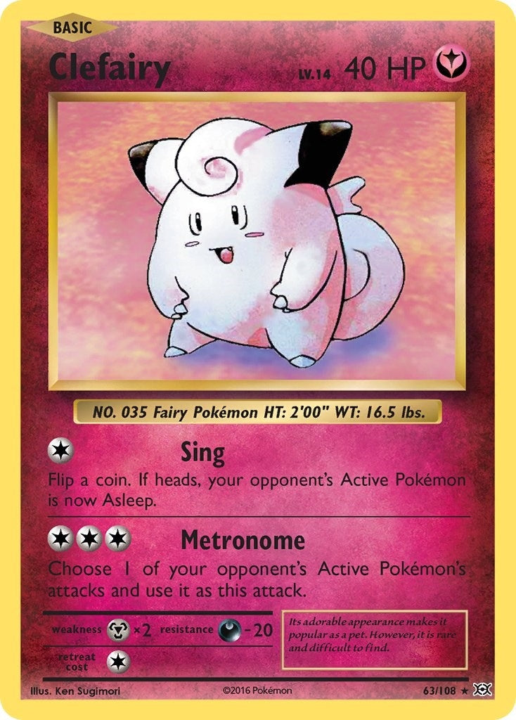 Clefairy (63/108) (XY - Evolutions)