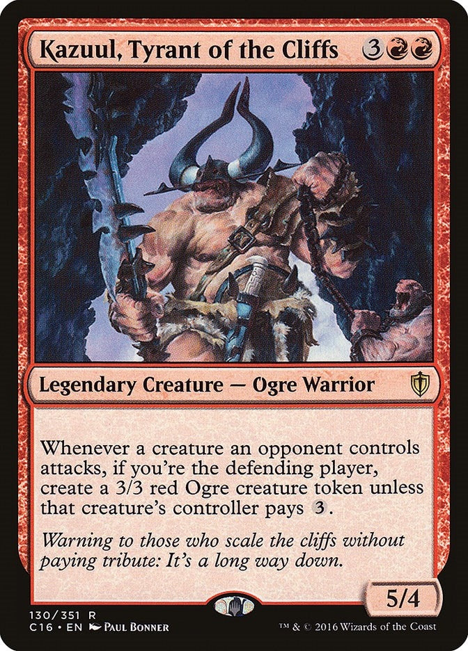 Kazuul Tyrant of the Cliffs (130) [C16]