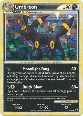 Umbreon 10 90 Cracked Ice Holo (010/090) [PR]