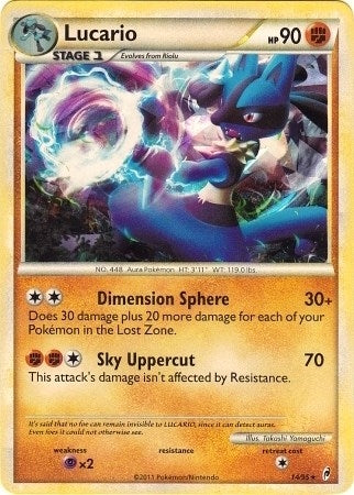 Lucario 14 95 Cracked Ice Holo (014/095) [PR]