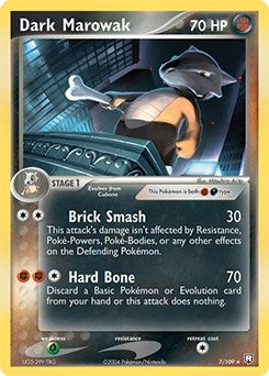 Dark Marowak 7 109 EX Team Rocket Returns (007/109) [PR]