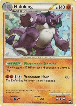 Nidoking 6 102 Cracked Ice Holo (006/102) [PR]
