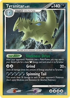 Tyranitar 30 100 DP Stormfront (030/100) [PR]
