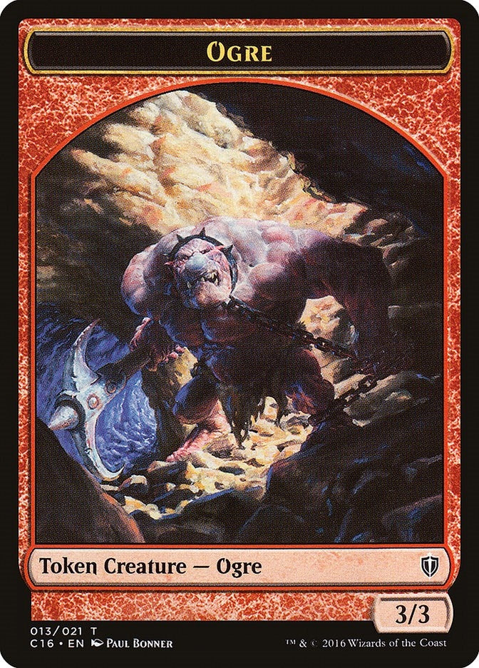 Ogre Bird 007 Double Sided Token (13 // 7) [C16]