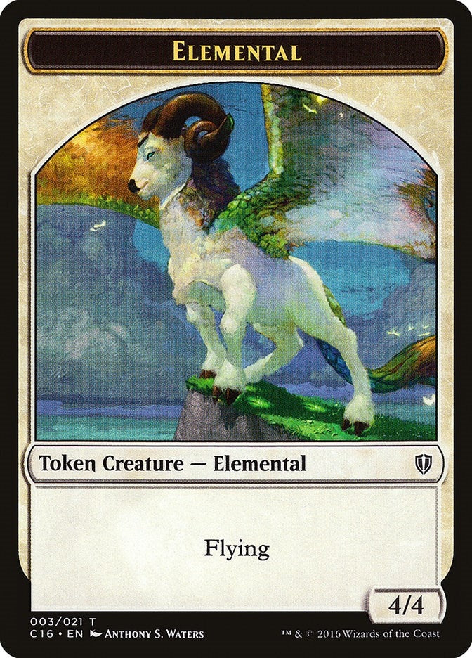 Elemental Soldier Double Sided Token (3 // 5) [C16]