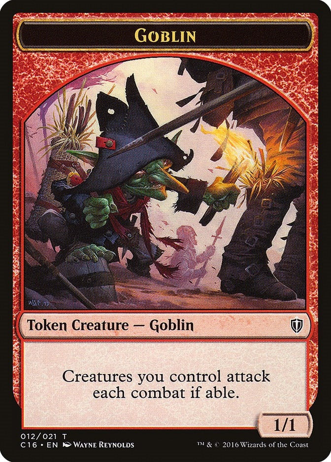 Goblin Zombie Double Sided Token (12 // 11) [C16]