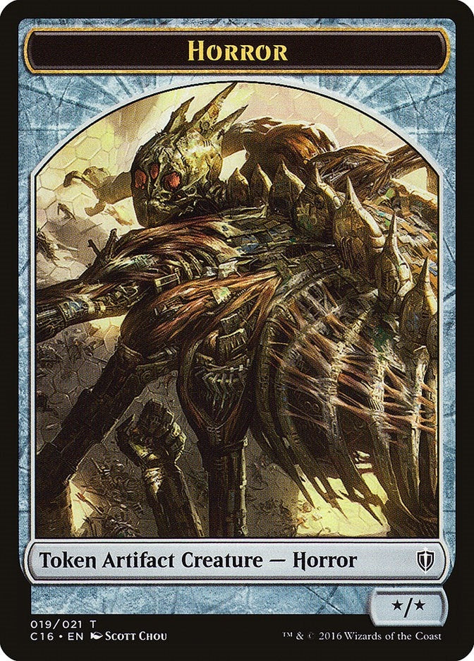 Horror Thopter Double Sided Token (19 // 9) [C16]