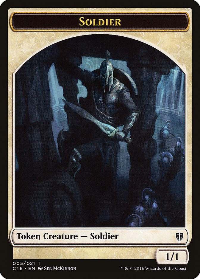Soldier Squid Double Sided Token (5 // 8) [C16]