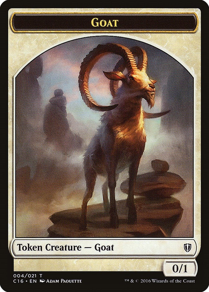 Goat Thopter Double Sided Token (4 // 9) [C16]