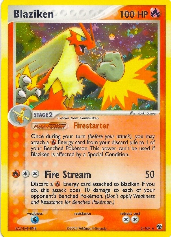 Blaziken Holo (3) [BST]