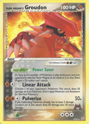 Team Magmas Groudon 9 95 EX Team Magma vs Team Aqua (009/095) [PR]