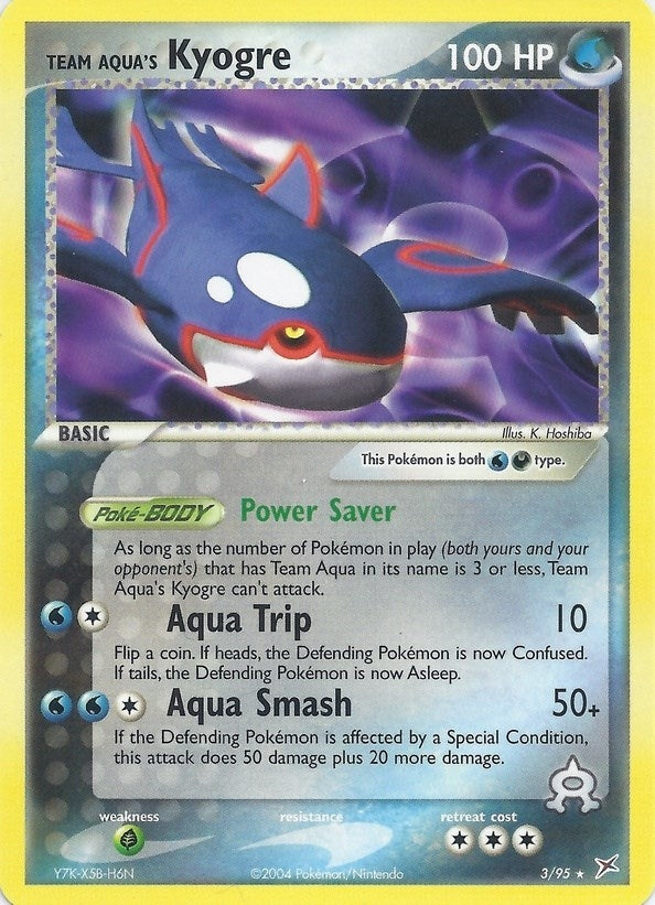 Team Aquas Kyogre 3 95 EX Team Magma vs Team Aqua (003/095) [PR]