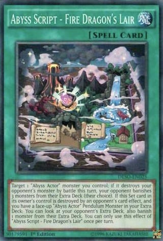 Abyss Script Fire Dragons Lair (DESO-EN025) [DESO]