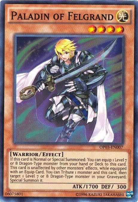 Paladin of Felgrand (OP03-EN007) [OP03]