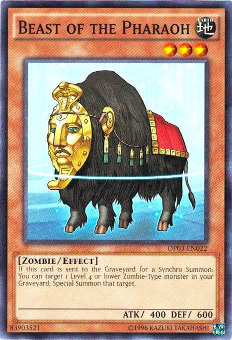 Beast of the Pharaoh (OP03-EN022) [OP03]