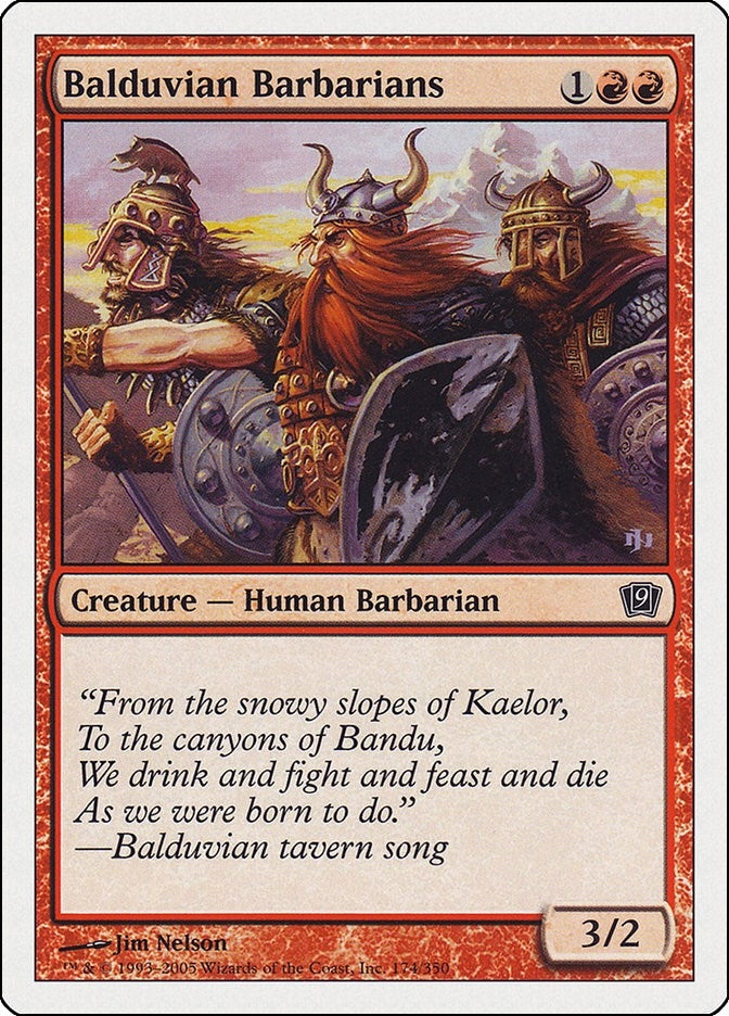 Balduvian Barbarians (174) [9ED]