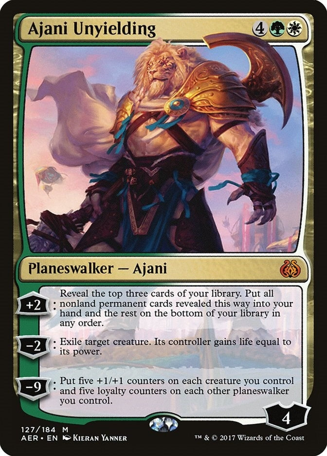 Ajani Unyielding (127) [AER]