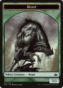 Beast Saproling Double sided Token (13 // 19) [PCA]